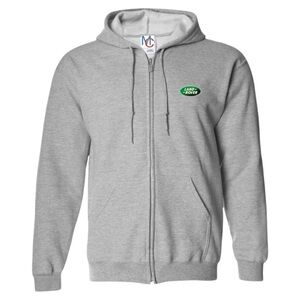 Men's Land Rover Zipper Hoodie - Gray